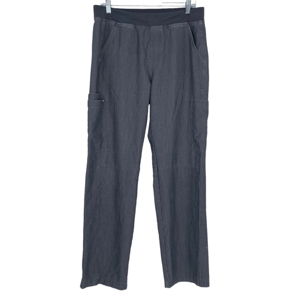 Figs Pants - FIGS gray pocket leg nursing medical pants size medium
